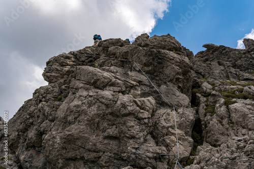 Exciting via ferrata tour to the Kanzelwand in the Allgäu Alps photo