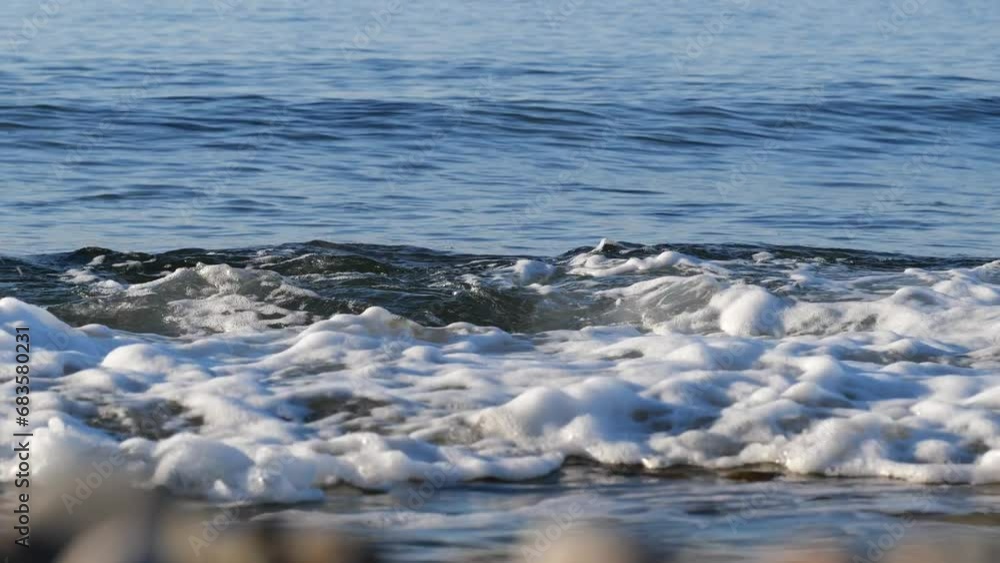 Amazing waves in the sea in Antalya, Turkey Amazing waves in the sea in Antalya, Turkey