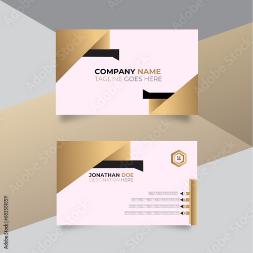 Modern business cards template design