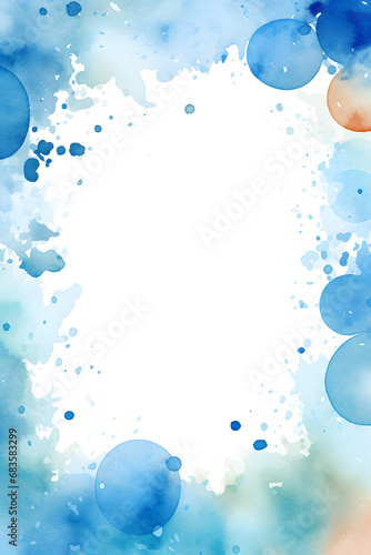 Abstract Azure Stars background. Invitation and celebration card.