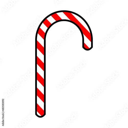 red and pink candy cane icon christmas decoration candycane xmast 