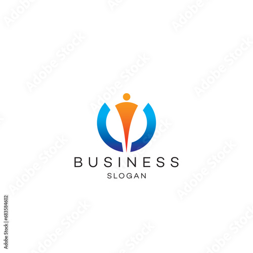 Free Download Award person stand innovative technology people logo design business solution abstract vector brand flat Icon design vector modern minimal style illustration emblem sign symbol logotype typography - GFXLoad