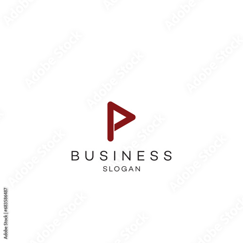 Free Download P letter typography flag logo design business solution abstract vector brand flat Icon design vector modern minimal style illustration emblem sign symbol logotype typography - GFXLoad