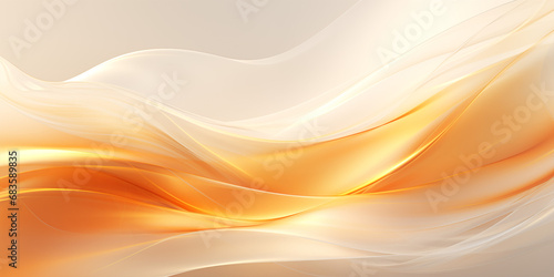 White and Golden Wave