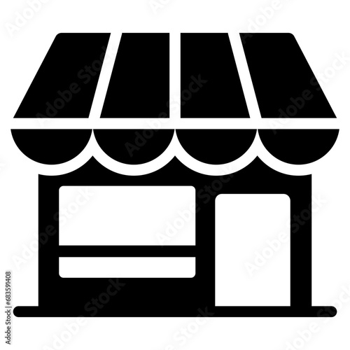 Retail Outlet Glyph Icon