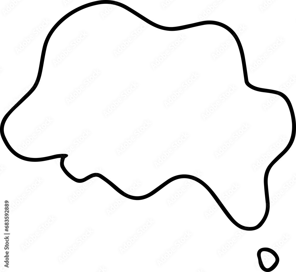 Speech Bubble hand drawn Speech Bubble hand drawn