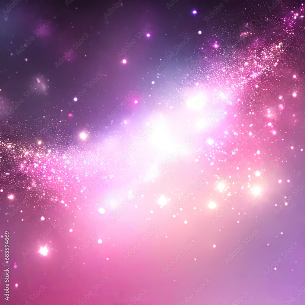 Fototapeta premium Vintage Elegance Illuminated: Pink Glitter Light Texture Background