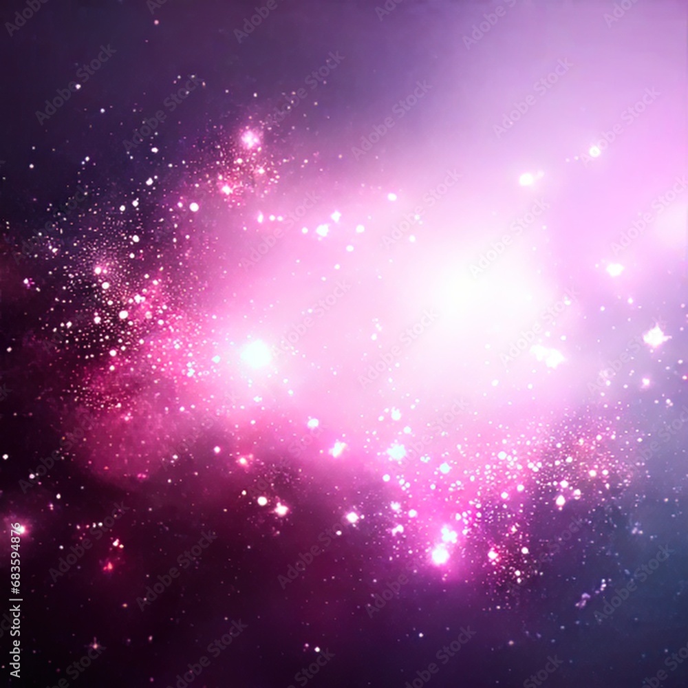 Obraz premium Vintage Elegance Illuminated: Pink Glitter Light Texture Background