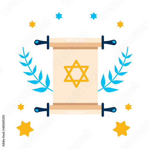 hanukkah parchment celebration