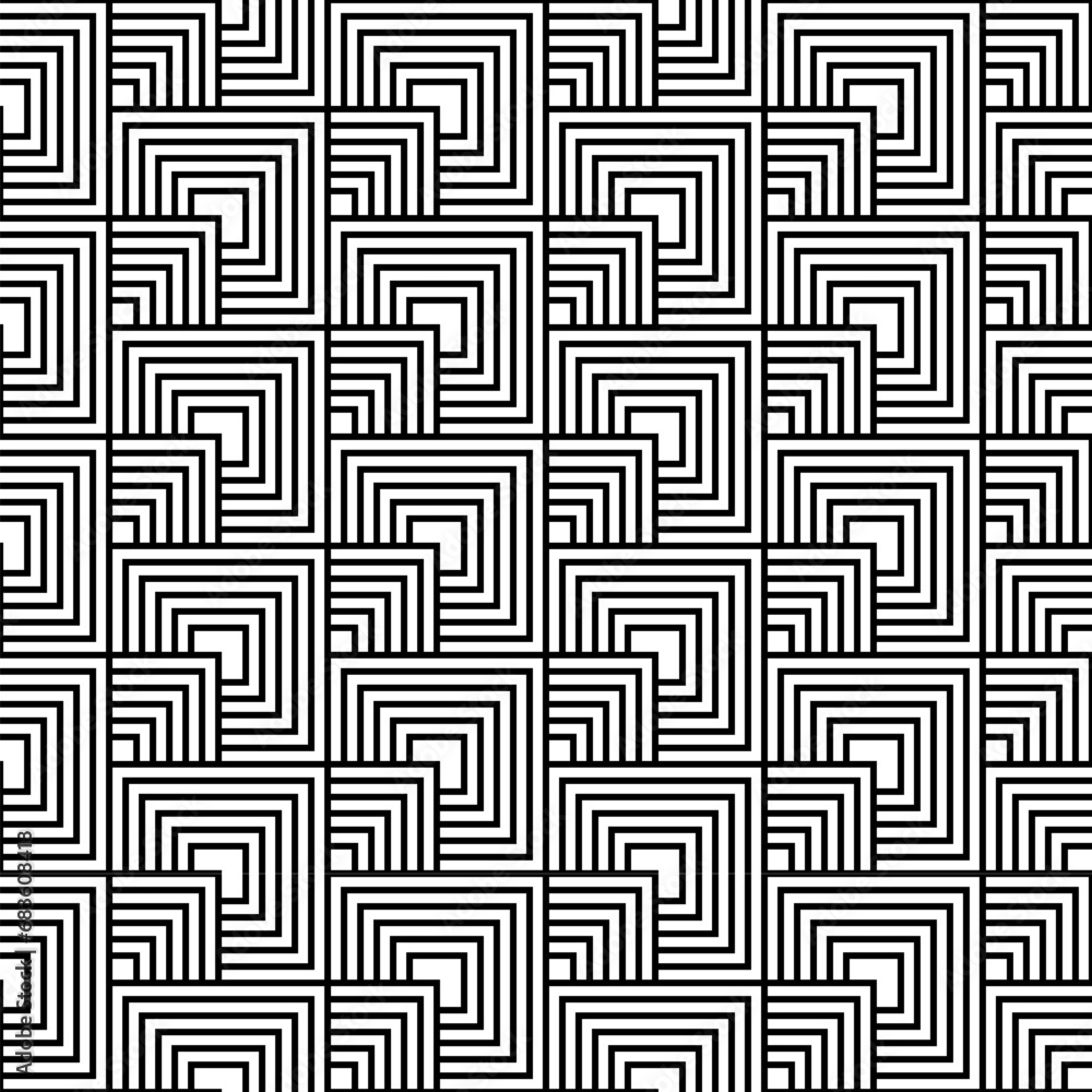 Abstract vector seamless pattern and swatches oriental line texture on white background wallpaper geometric diagonal fabric waves set of design elements Abstract vector seamless pattern and swatches oriental line texture on white background wallpaper geometric diagonal fabric waves set of design elements