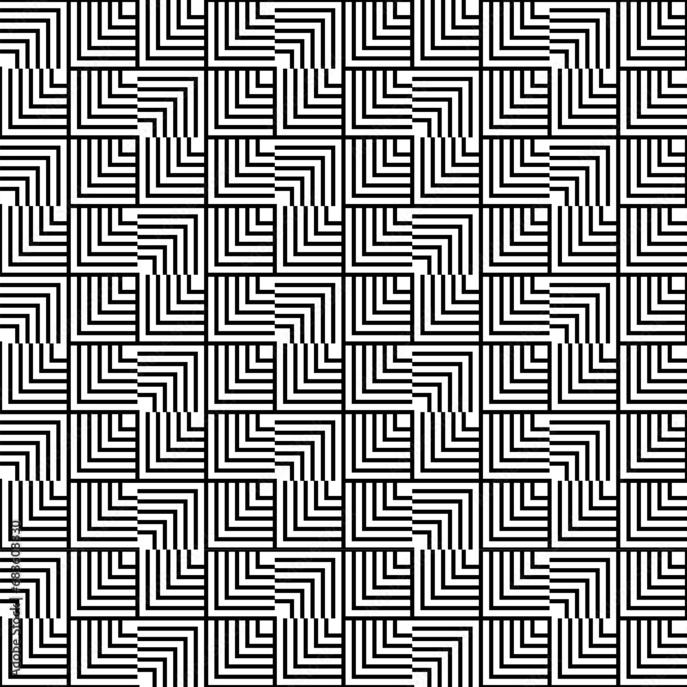 Abstract vector seamless pattern and swatches oriental line texture on white background wallpaper geometric diagonal fabric waves set of design elements Abstract vector seamless pattern and swatches oriental line texture on white background wallpaper geometric diagonal fabric waves set of design elements