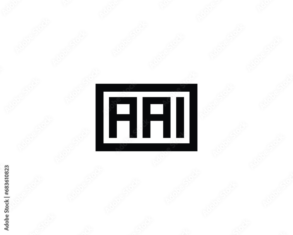 AAI logo design vector template AAI logo design vector template