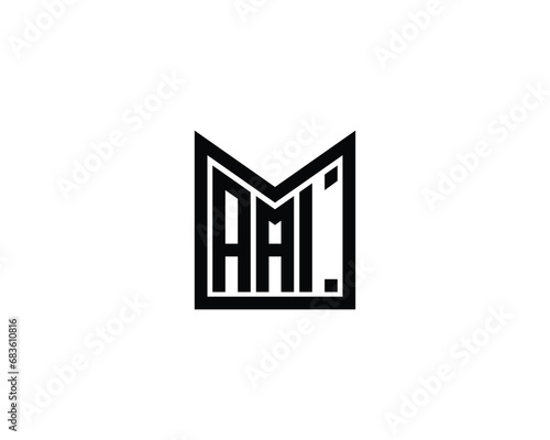 AAI logo design vector template
