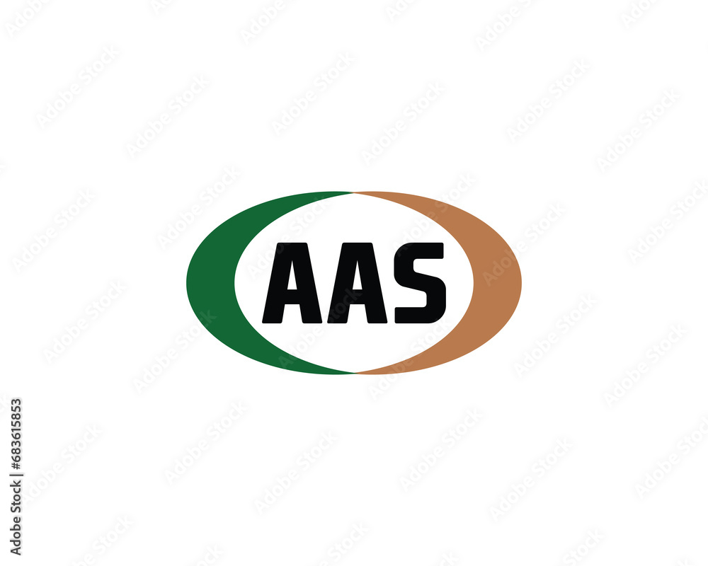 AAS logo design vector template AAS logo design vector template