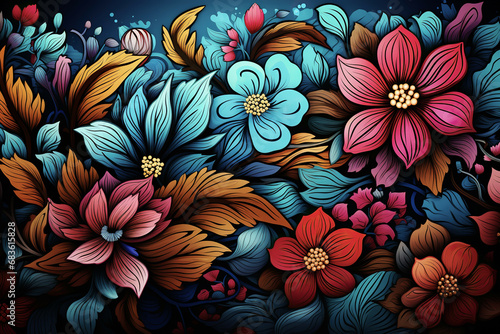 Floral Background Floral Wallpaper Floral Image Flower Background Flower Image Flower Wallpaper Illustration 