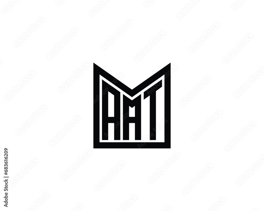 AAT logo design vector template AAT logo design vector template