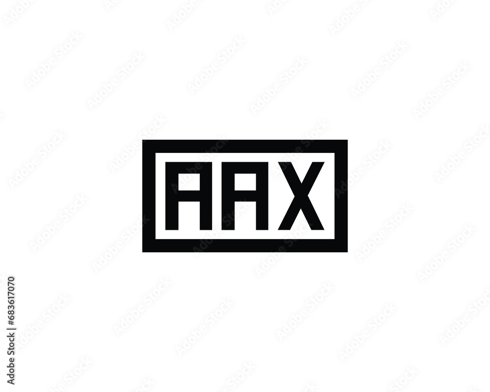 AAX logo design vector template AAX logo design vector template