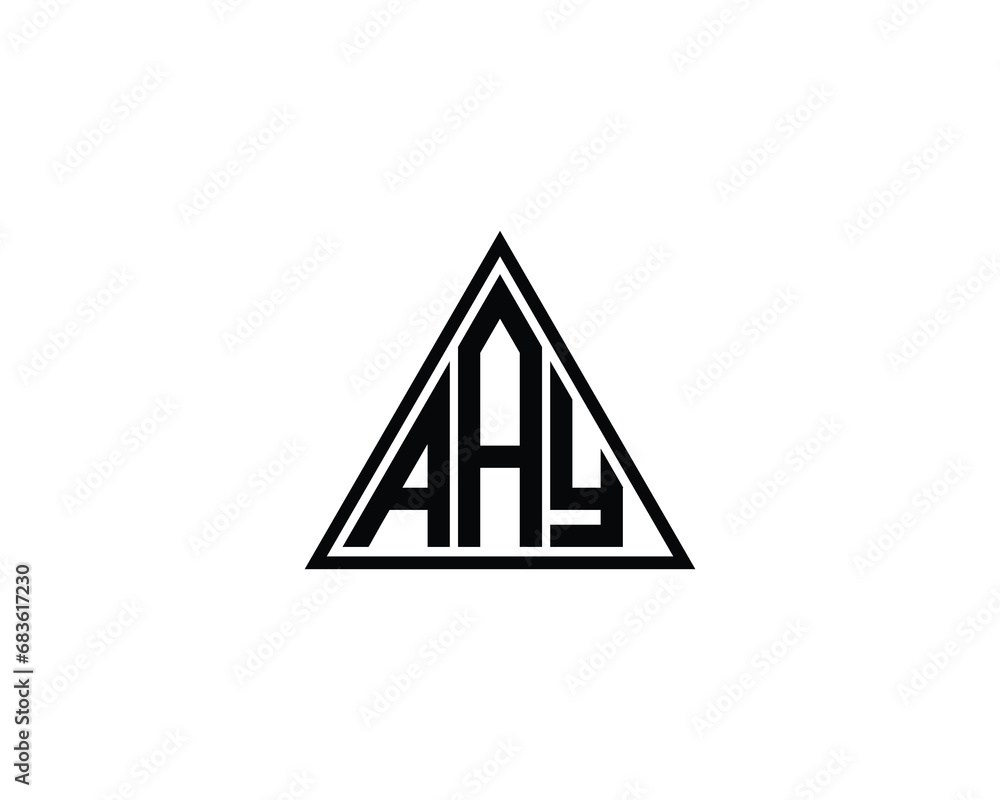AAY logo design vector template AAY logo design vector template