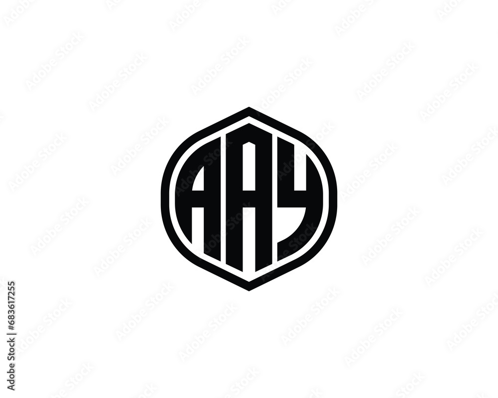 Obraz premium AAY logo design vector template