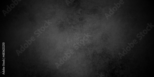 Abstract Dark black stone wall grunge backdrop retro blank blackboard texture background. Vintage dirty grunge concrete wall. black blank backdrop vintage marbled textured border background.