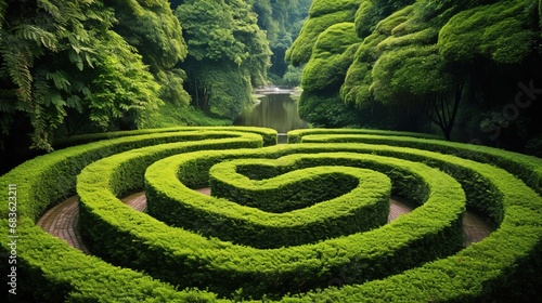 maze in the garden