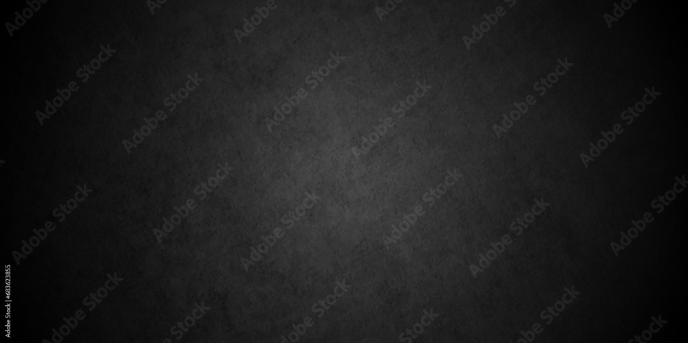 Abstract Dark black stone wall grunge backdrop retro blank blackboard texture background. Vintage dirty grunge concrete wall. black blank backdrop vintage marbled textured border background.