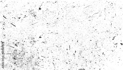 Black grainy texture isolated on white background. Dust overlay. Dark noise granules. Vector design elements, illustration