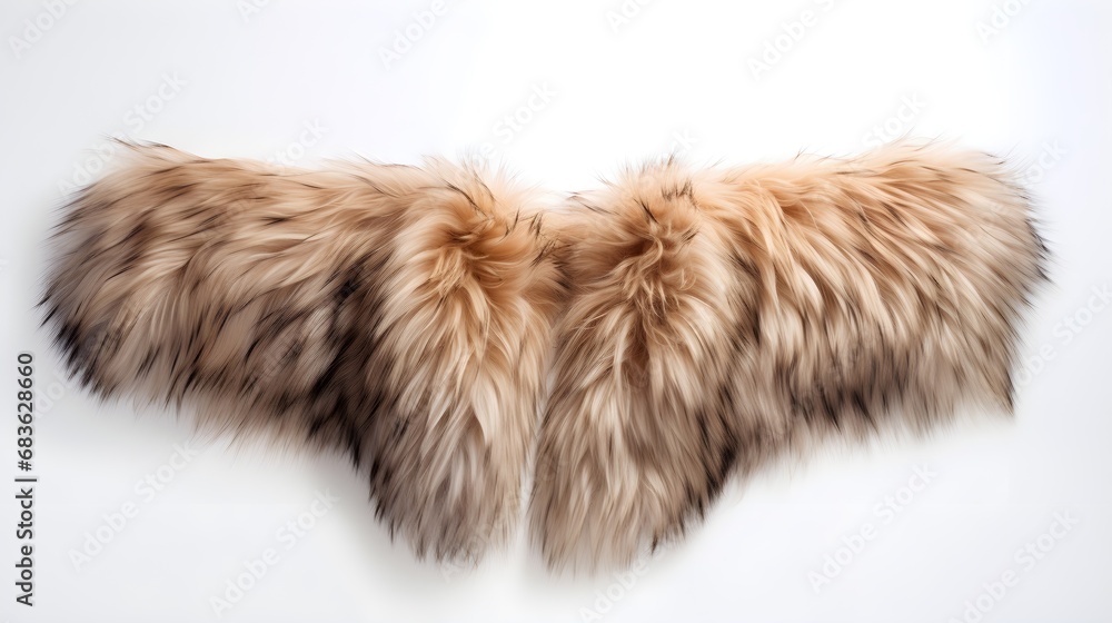 Fototapeta premium A Faux fur stole
