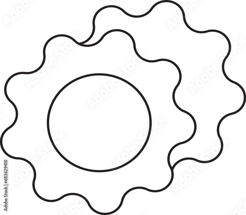 Setting icon vector, Tools, Cog, Gear Sign Isolated on white background. Help options account concept.