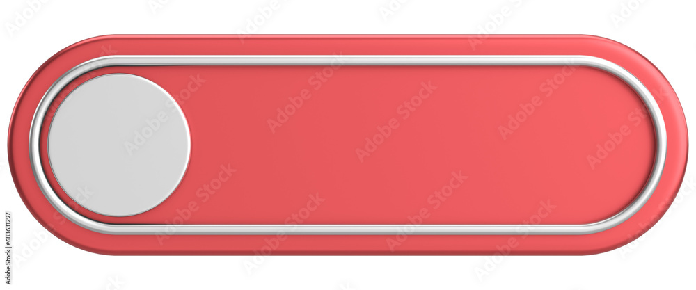 3D button. Empty button. 3D illustration. 3D button. Empty button. 3D illustration.