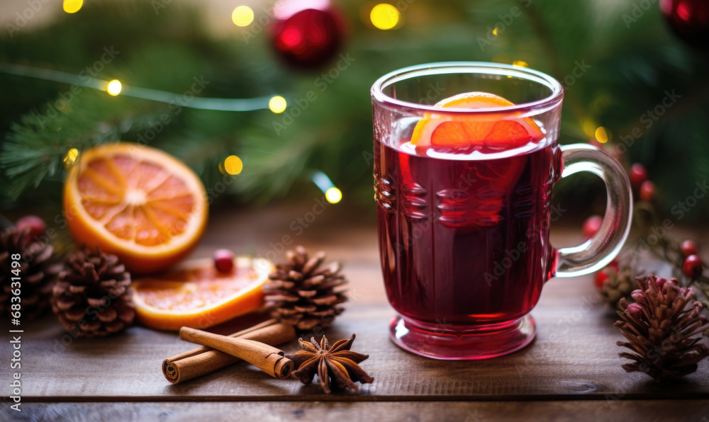 christmas mulled wine in Christmas time christmas mulled wine in Christmas time