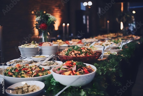 Wedding Event Table Food Catering