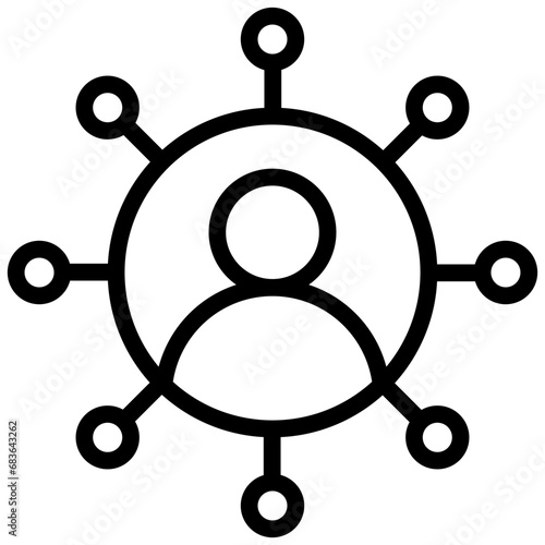 Networking Opportunities Outline Icon