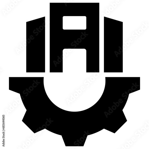 Infastructure Glyph Icon