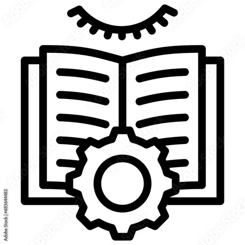 Unsupervised Learning Outline Icon