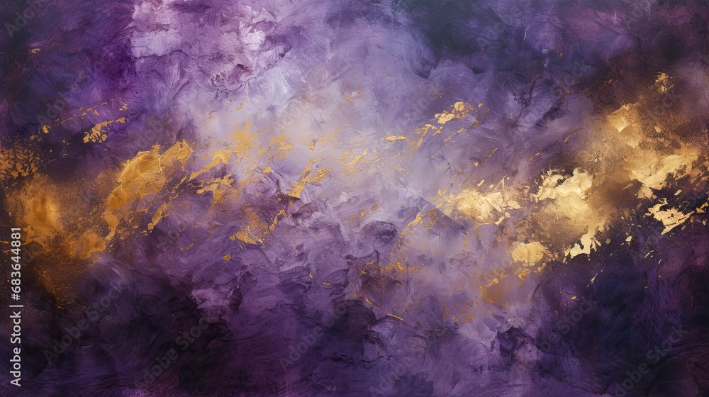 Uniform with a Stroke of Gold-Purple Texture