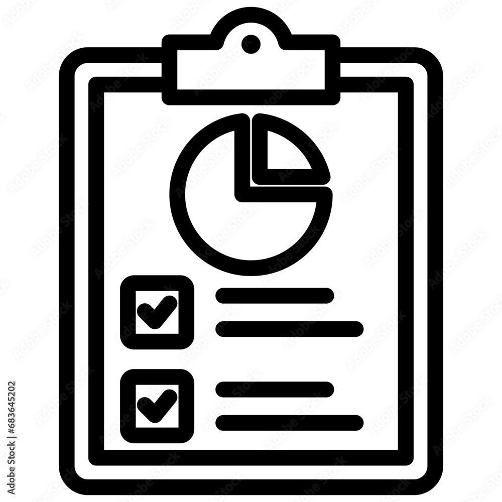 Data Outline Icon Data Outline Icon
