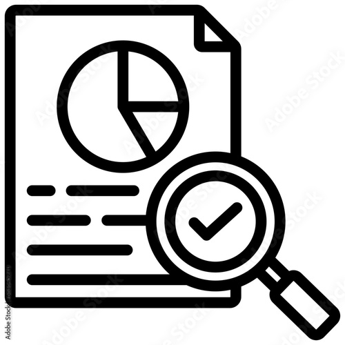 Result Validation Outline Icon
