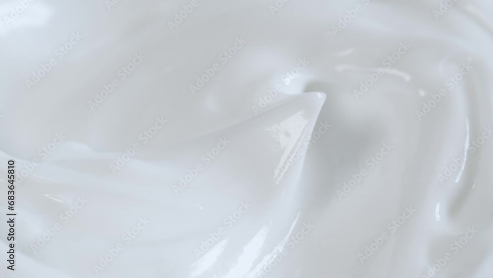 Macro white smooth eye, skin cream texture, closeup beauty facial cosmetics mask Macro white smooth eye, skin cream texture, closeup beauty facial cosmetics mask