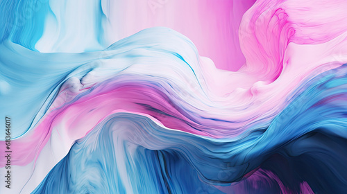  Colorful elegant pastel swirl of blue pink marble painting design background, oil color art canvas paint fluid motion in water,  © Planetz