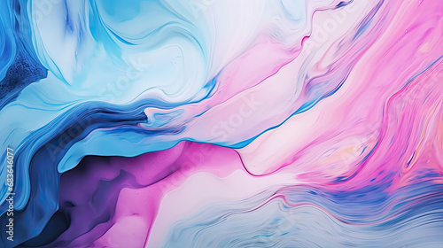  Colorful elegant pastel swirl of blue pink marble painting design background  oil color art canvas paint fluid motion in water  