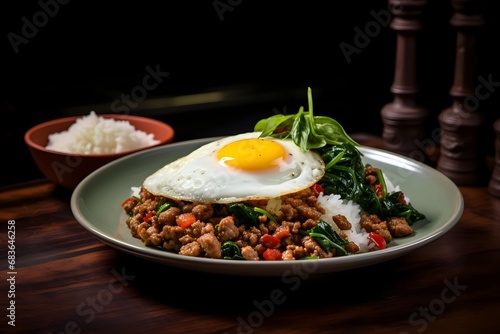 vegetable tempeh egg rice