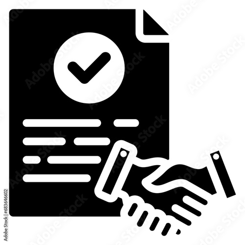 Certainty Glyph Icon