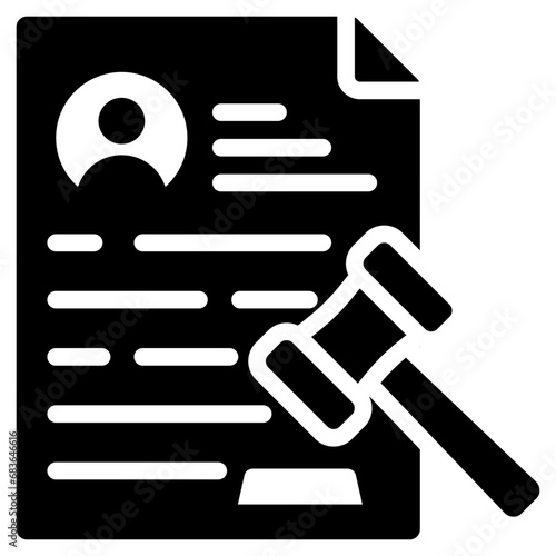 Legitimacy Glyph Icon