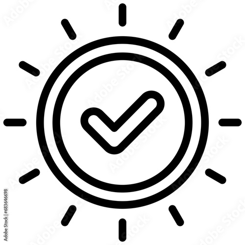 Substantiated Outline Icon