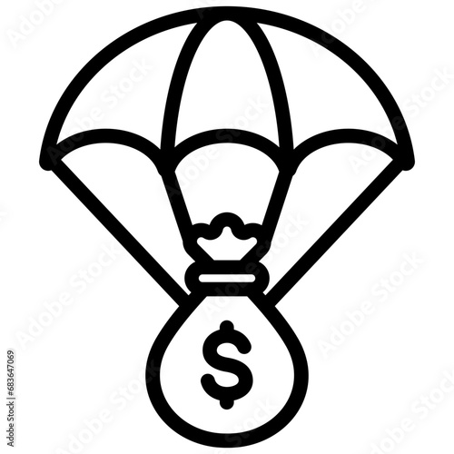 Bailout Outline Icon