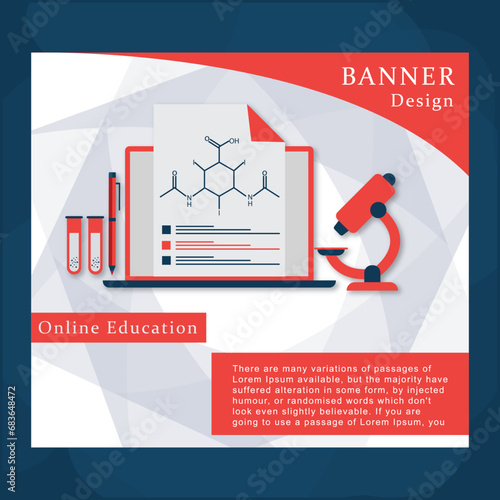 Online Education  Banner Design