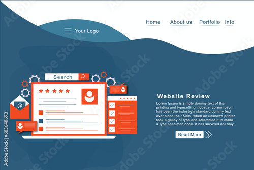 Website Review  Banner design