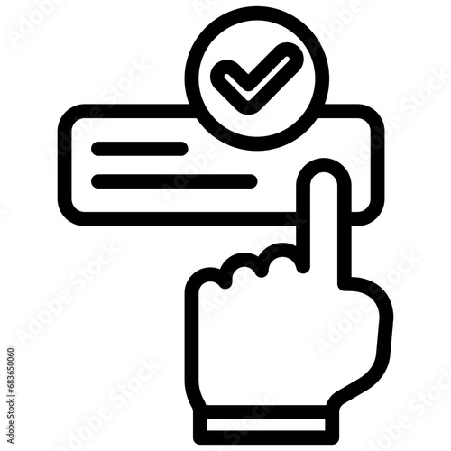 Apply Outline Icon