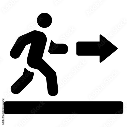 Step Forward Glyph Icon